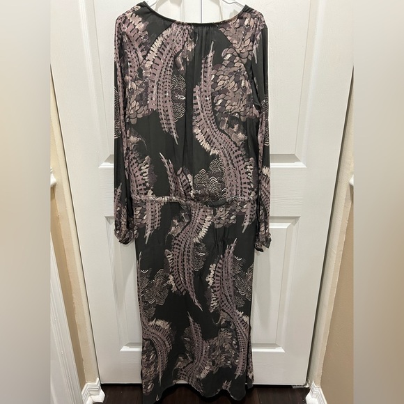 FREE PEOPLE Out Of The Woods Dress With Side Splits Size Medium - Picture 7 of 8